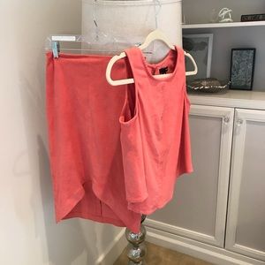 Bubble gum pink skirt/top by aqua